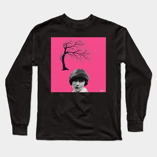 Margaret Mitchell | Digital Collage Long Sleeve T-Shirt by zmudart